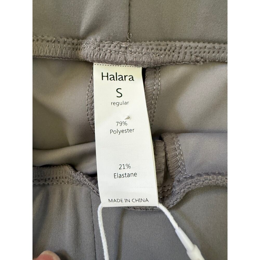 Halara NWT Flex Day Stretch High Waist Straight Leg Work Pants Gray Sz S Career - Picture 7 of 7